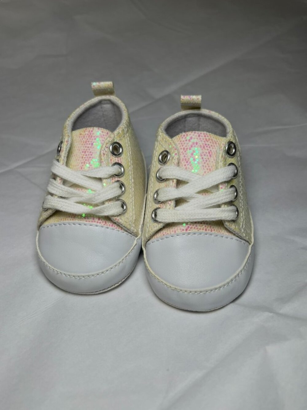 Baby Girl Soft-Sole Shoes Sequin Size 2